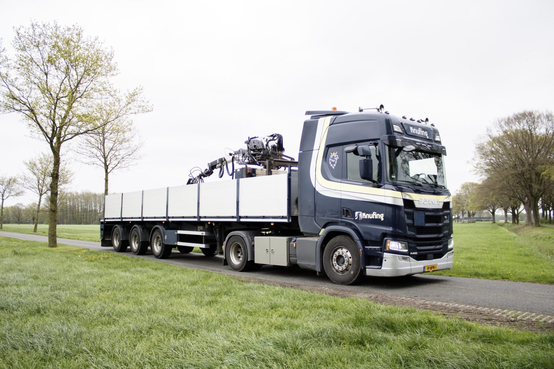 Kraantransport met autolaadkraan van Knufing Transport