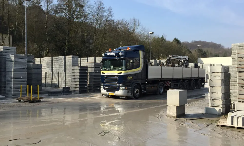 Transport op de bouwplaats