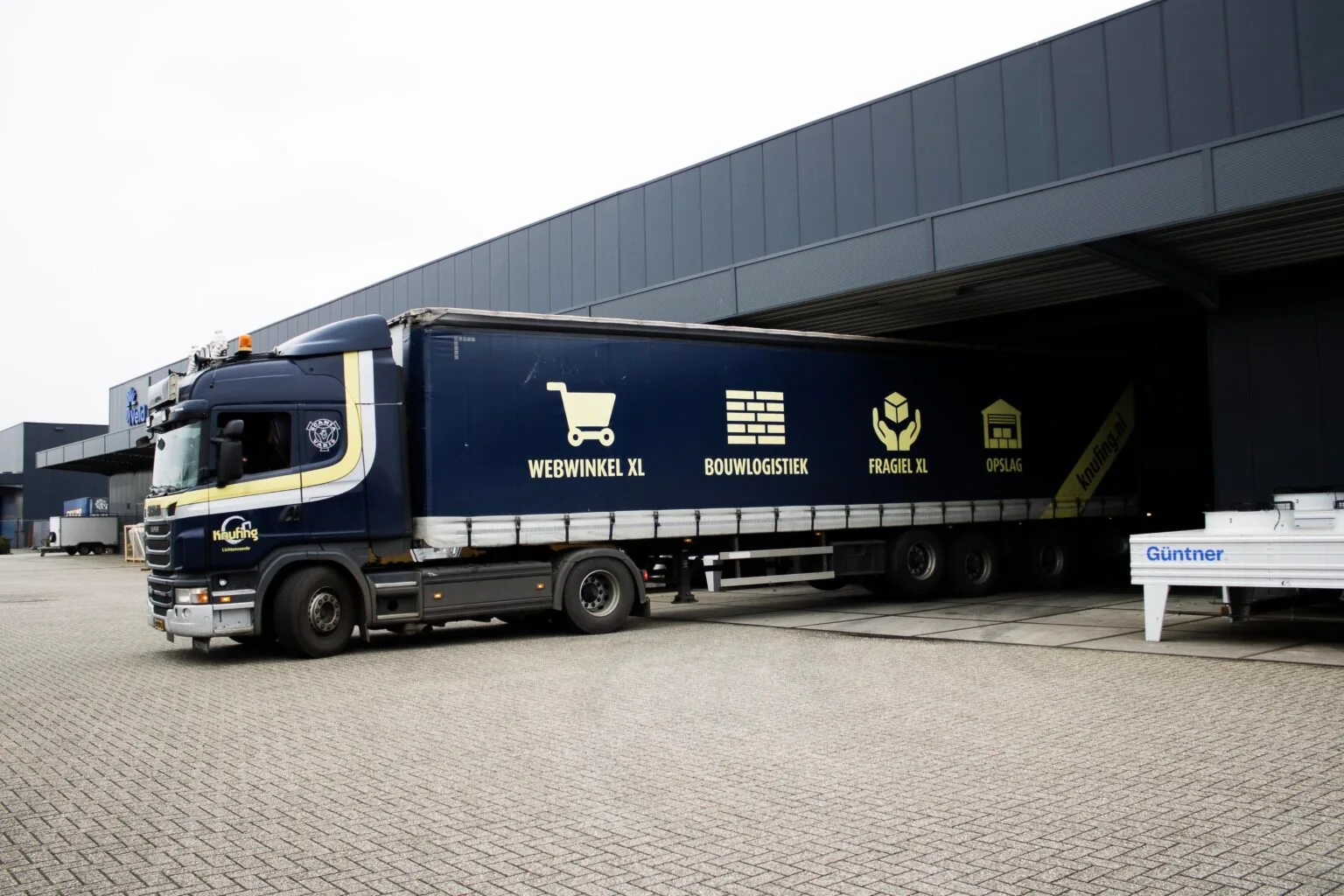 Uitladen transport